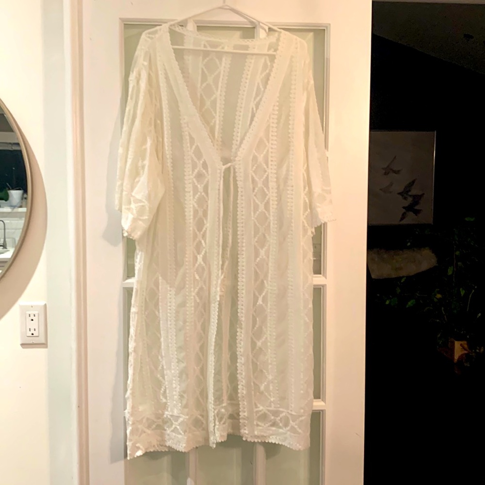 White cover up one size